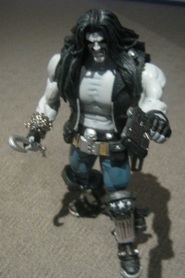 Lobo with chain and pistol
